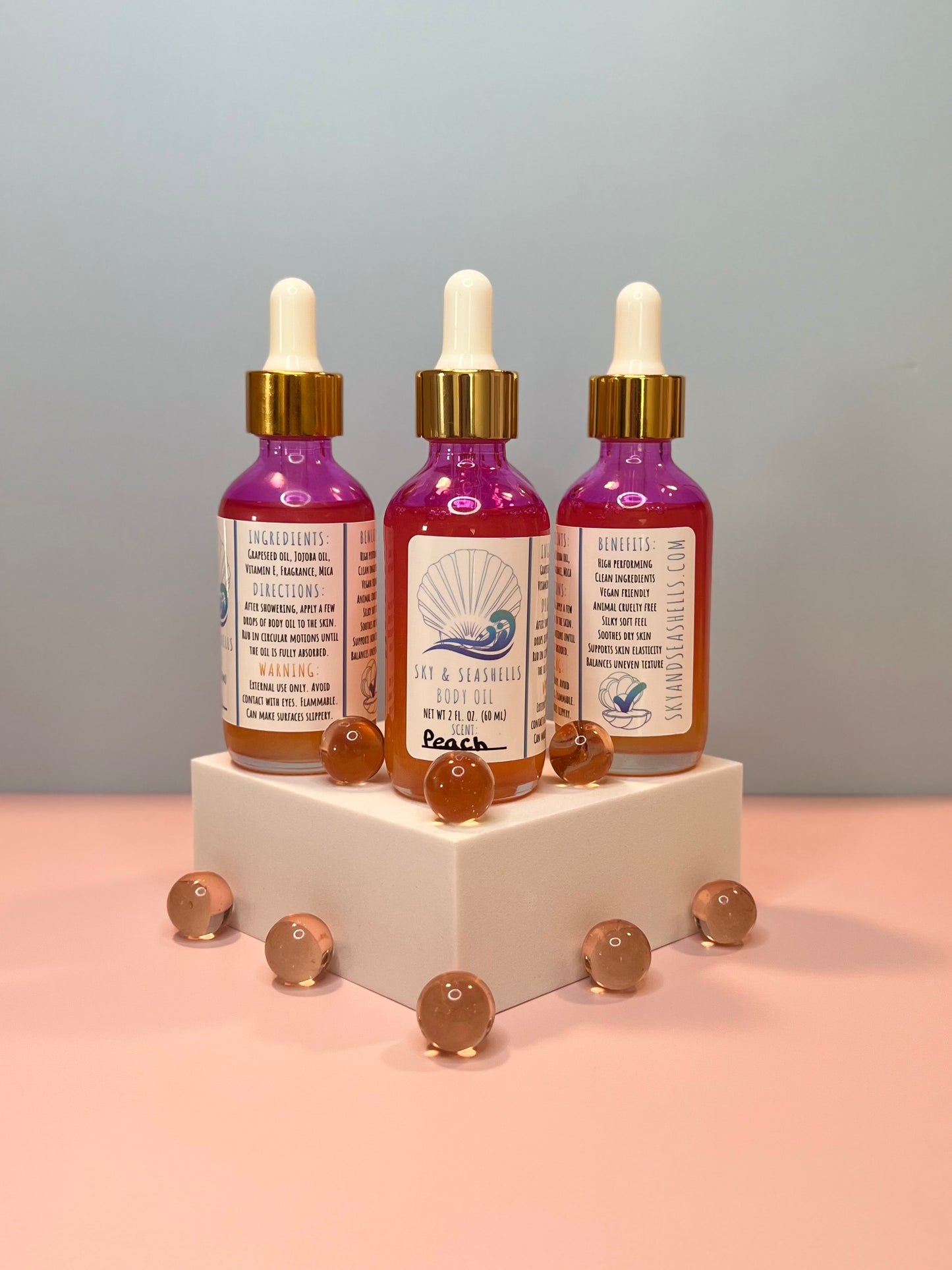 Peach Body Oil