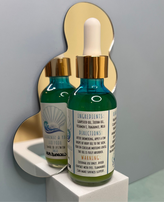 “Coconut Shimmer” Body Oil