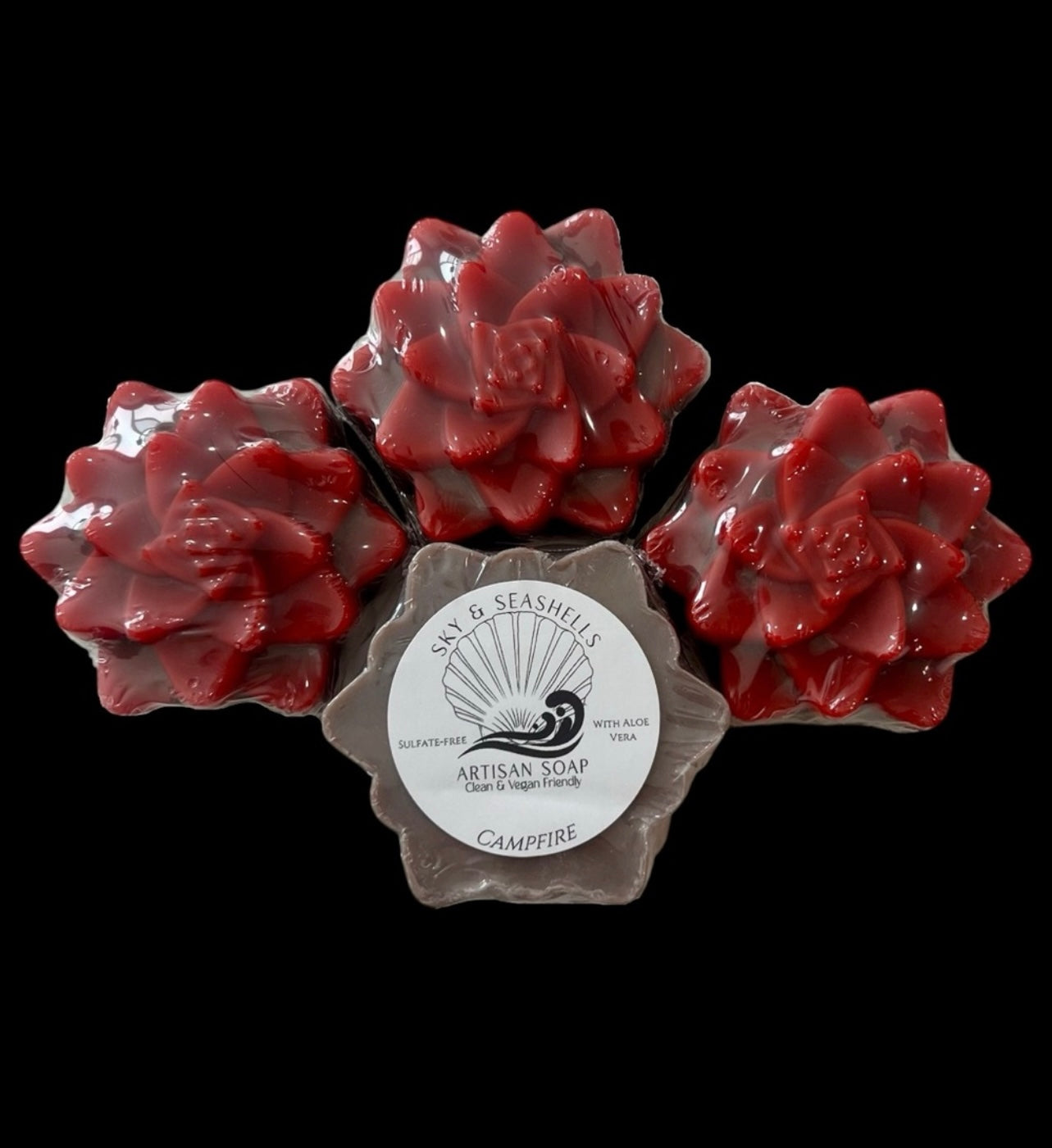 “Campfire” Scented Bar Soap With Aloe
