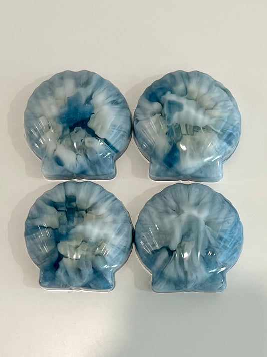 “Moonstone Mist” Scented Seashell Shaped Soap Bar - Aloe Based