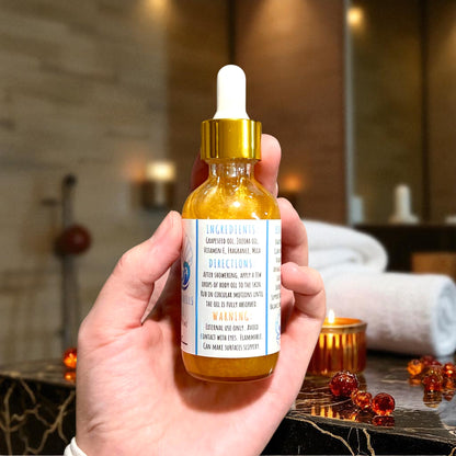 “Amber” Scented Body Oil