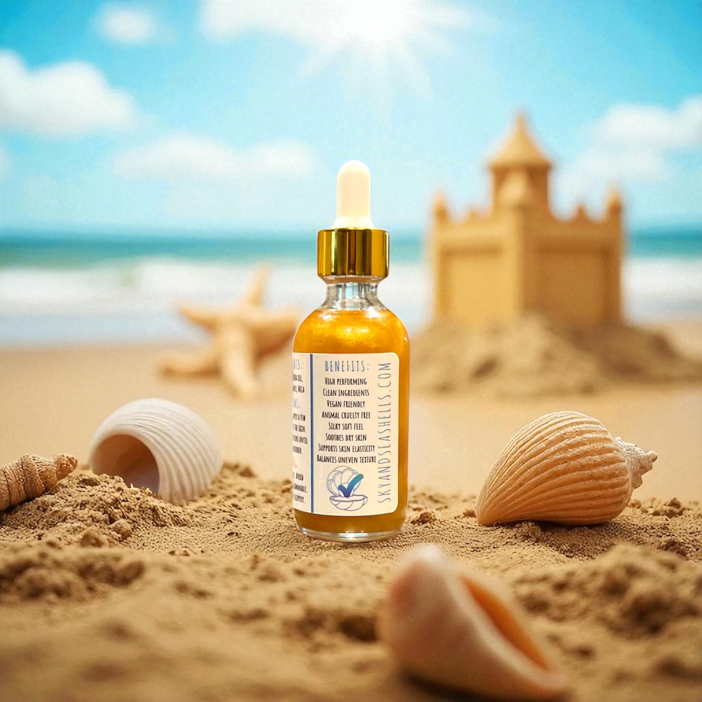 “Amber” Scented Body Oil
