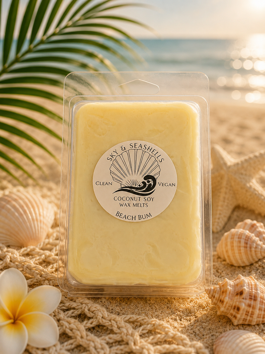 “Beach Bum” Scented Coconut Soy Wax Melts