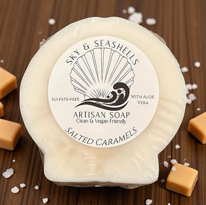 “Salted Caramels” Scented Bar Soap With Aloe