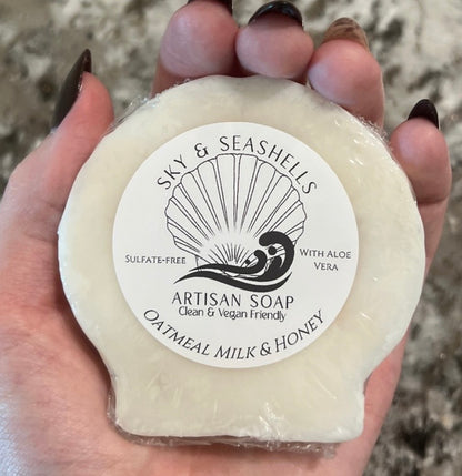 “Oatmeal Milk & Honey” Scented Bar Soap With Aloe