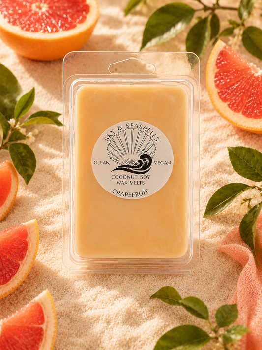 “Grapefruit” Scented Coconut Soy Wax Melts