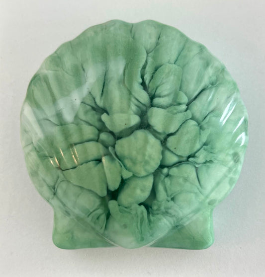 “Gardenia Goddess” Scented Seashell Shaped Soap Bar - Aloe Based