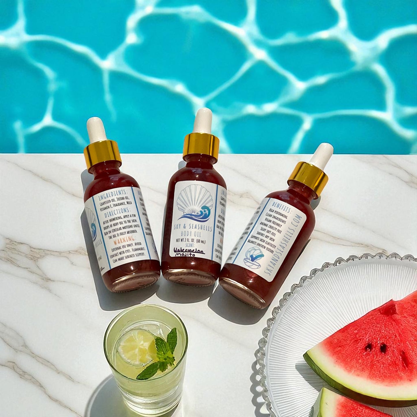 “Watermelon Mojito” Scented Body Oil