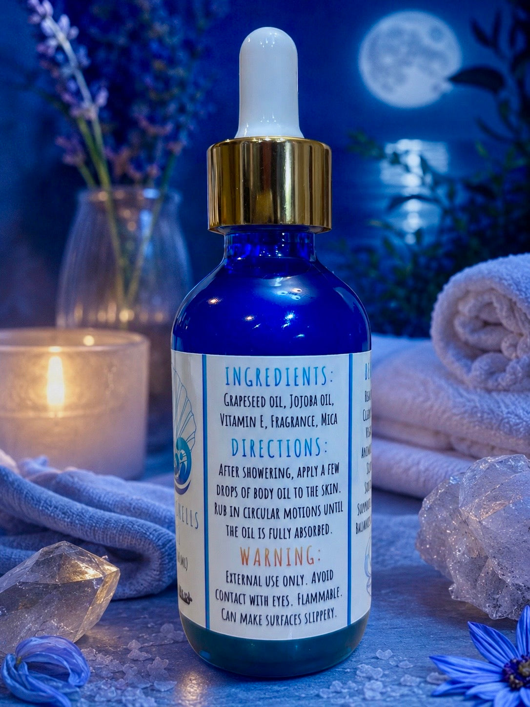 “Moonstone Mist” Scented Body Oil