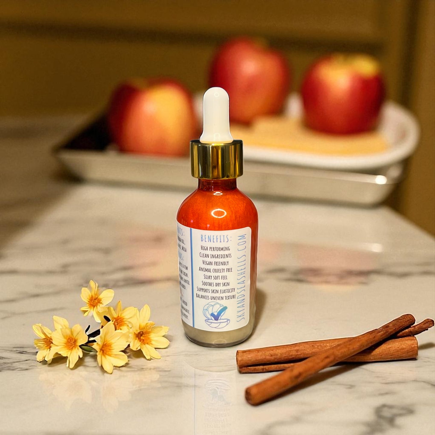 “Vanilla Apple Cinnamon” Scented Body Oil