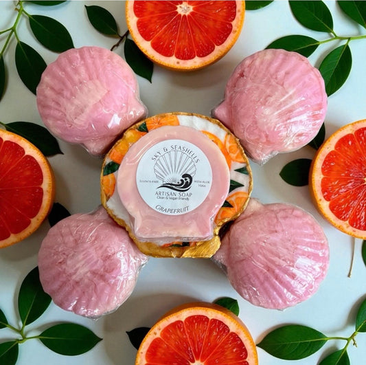 “Grapefruit” Scented Bar Soap With Aloe