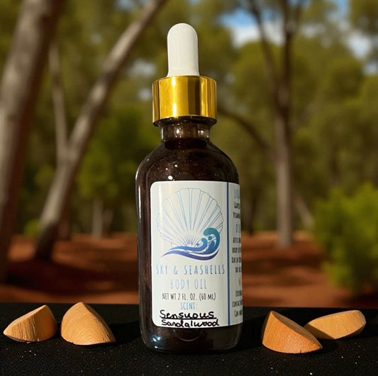 “Sensuous Sandalwood” Scented Body Oil