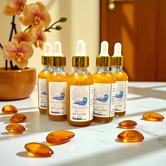 “Amber” Scented Body Oil