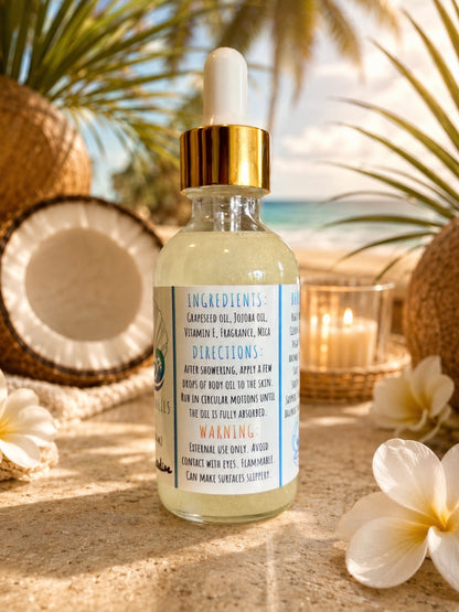 “Coconut Paradise” Scented Body Oil