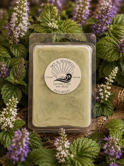 “Patchouli” Scented Coconut Soy Wax Melts