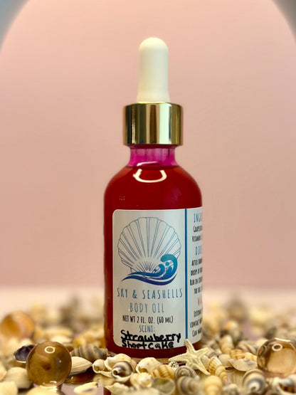 “Strawberry Shortcake” Scented Body Oil