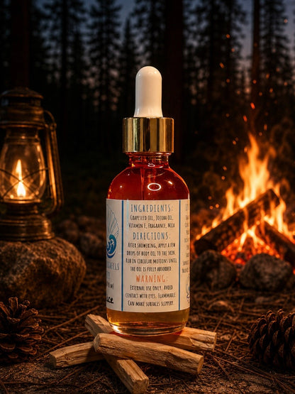 “Campfire” Scented Body & Beard Oil - For Men