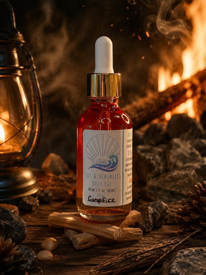 “Campfire” Scented Body & Beard Oil - For Men