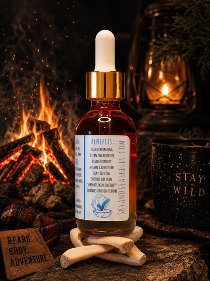 “Campfire” Scented Body & Beard Oil - For Men