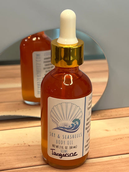 “Tangerine” Scented Body Oil