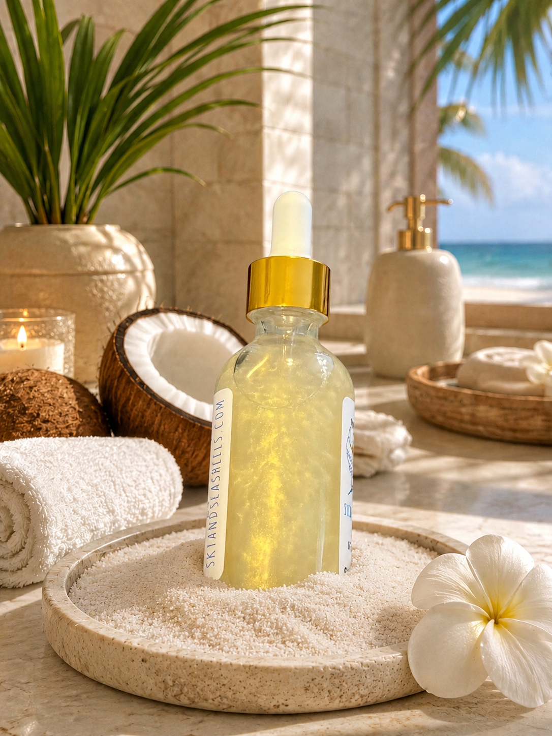 “Coconut Paradise” Scented Body Oil