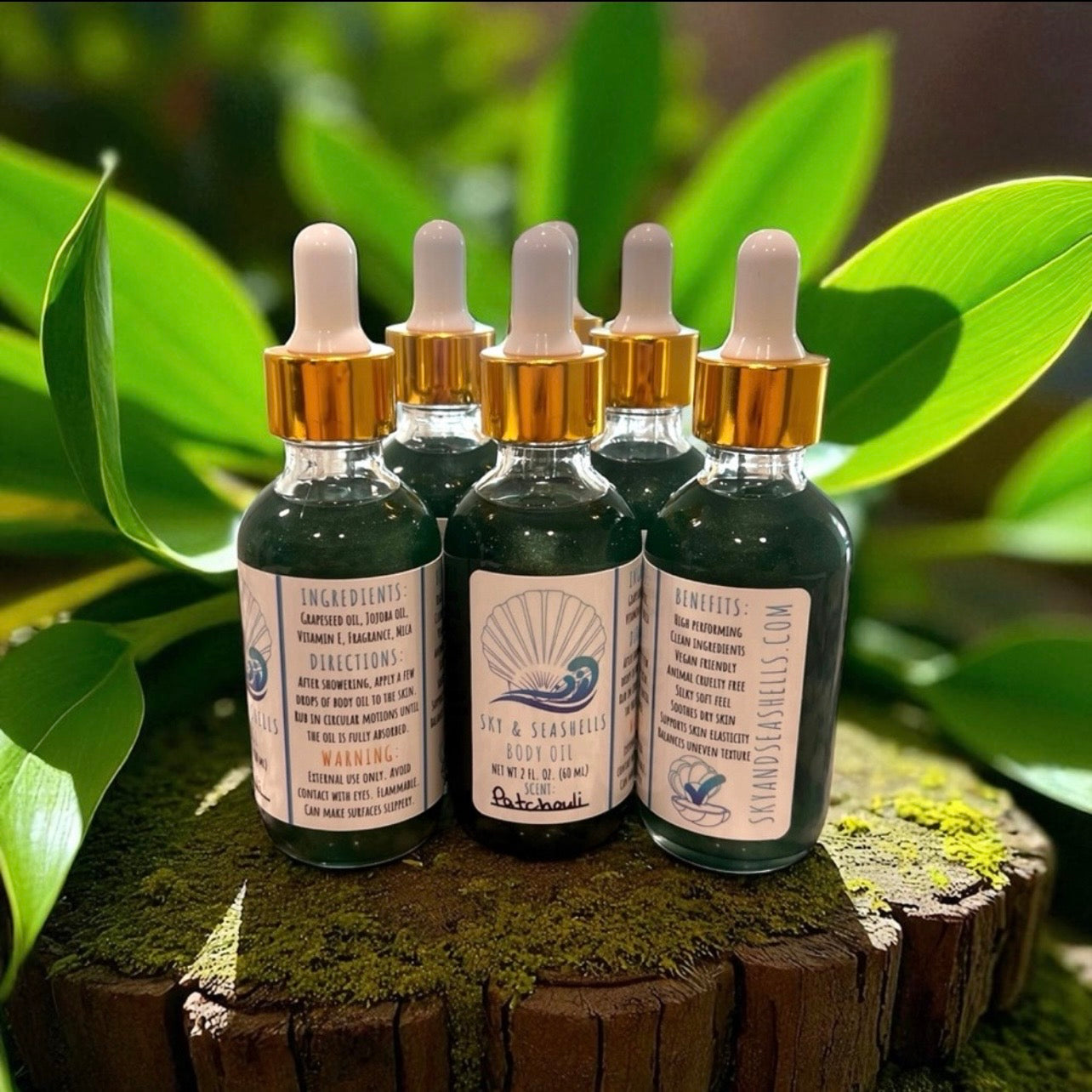 “Patchouli” Scented Body Oil