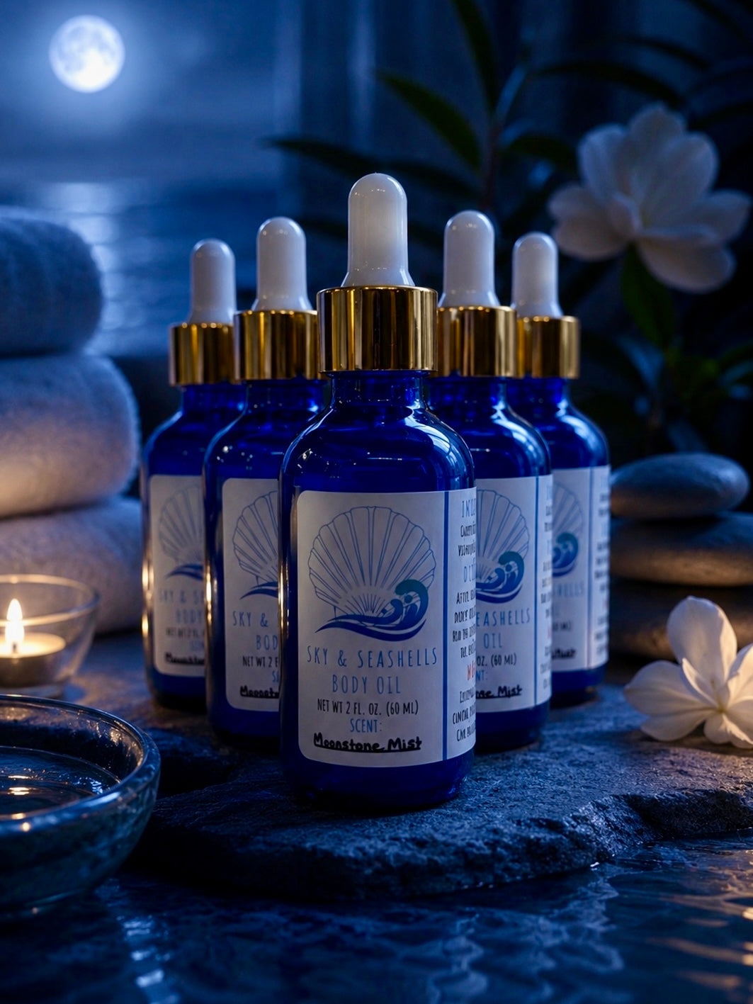 “Moonstone Mist” Scented Body Oil