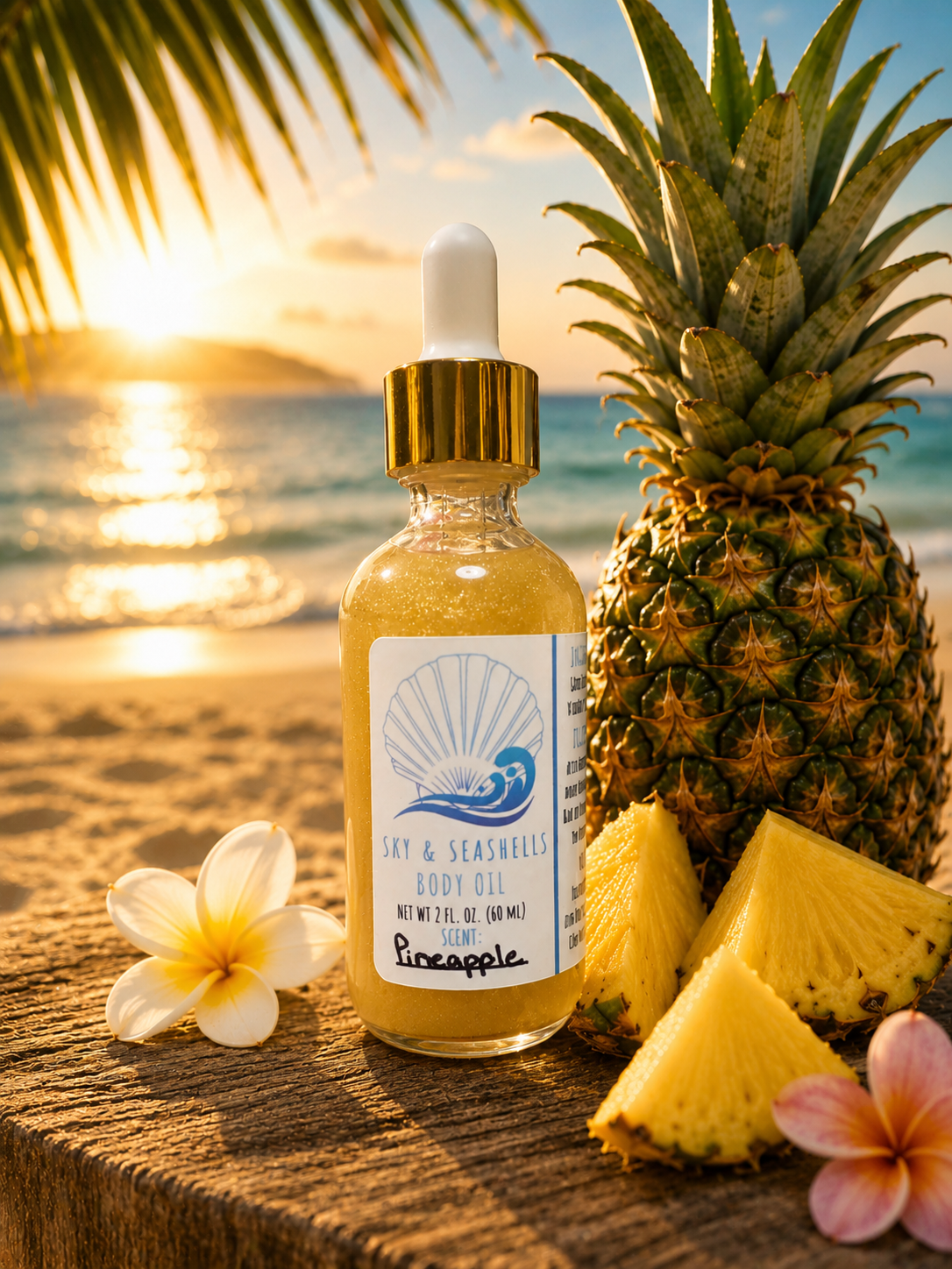 “Pineapple” Scented Body Oil