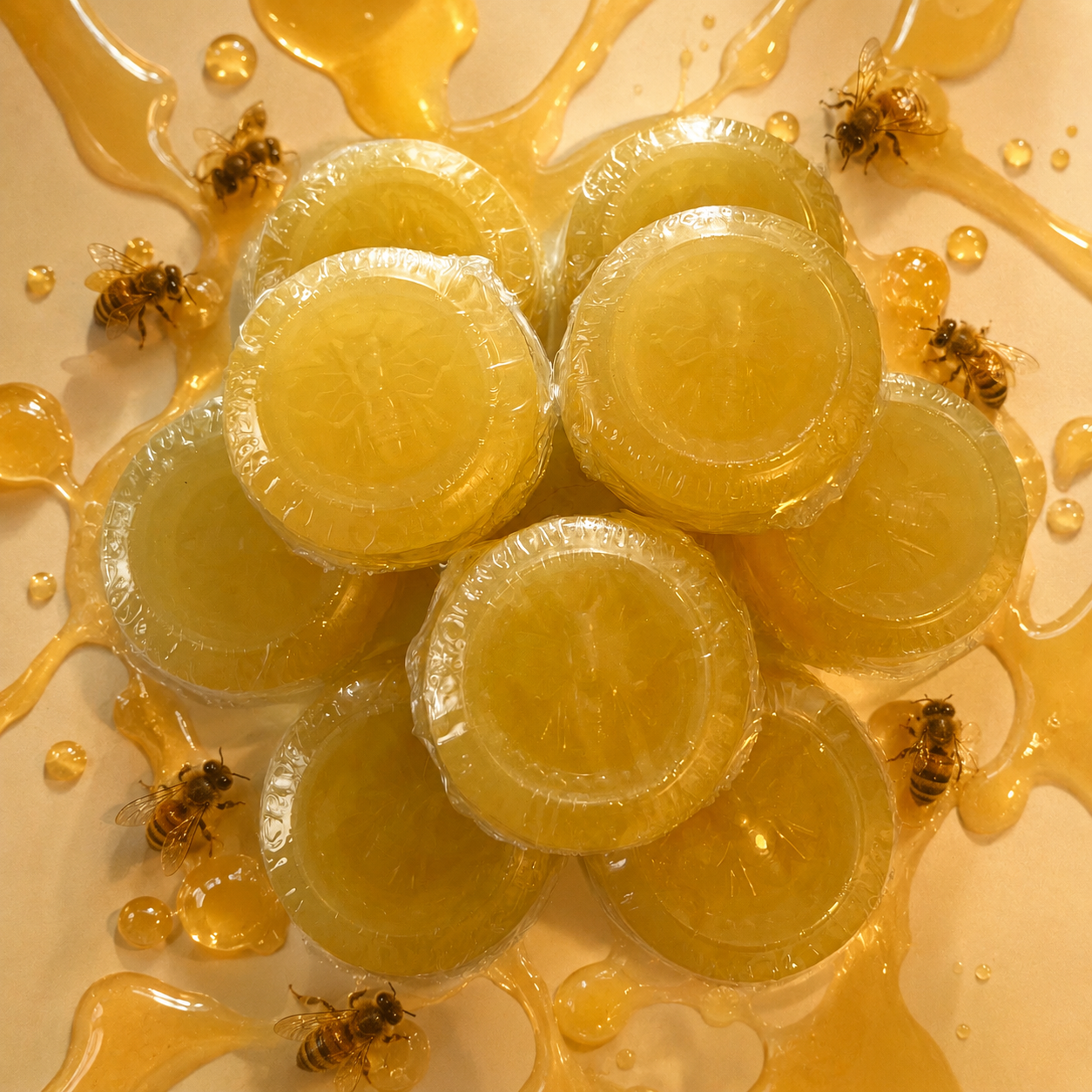 “Pure Honey” Scented Bar Soap With Real Honey
