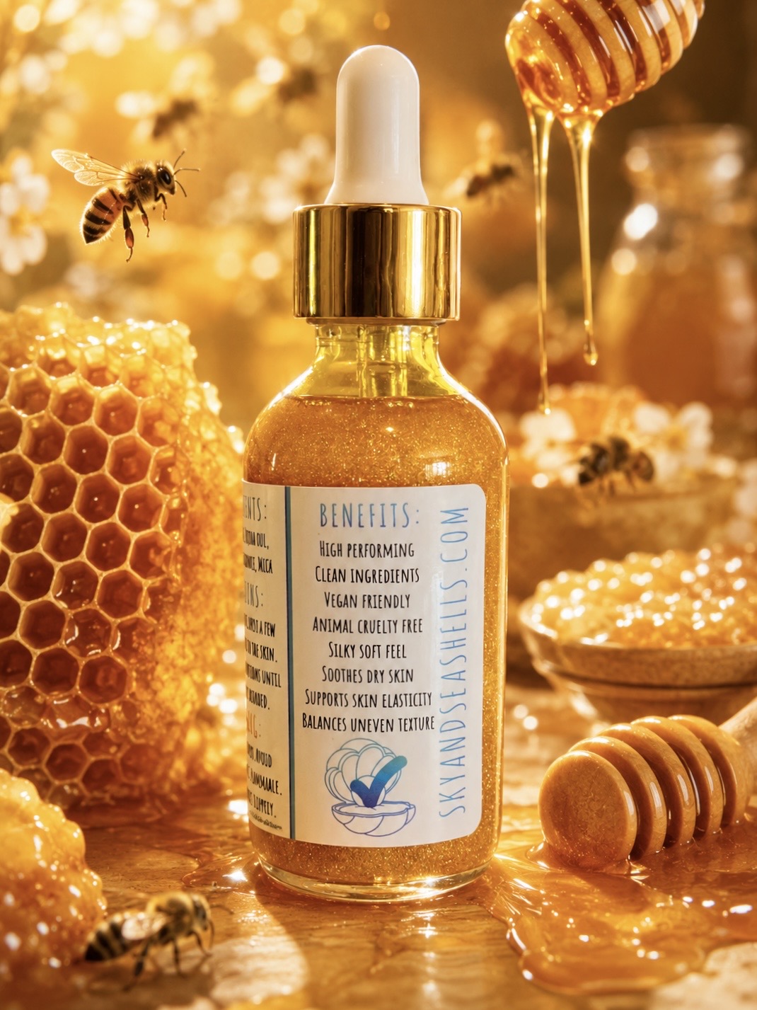 “Pure Honey” Scented Body Oil