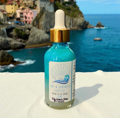 “Sicilian Sea Breeze” Scented Body Oil
