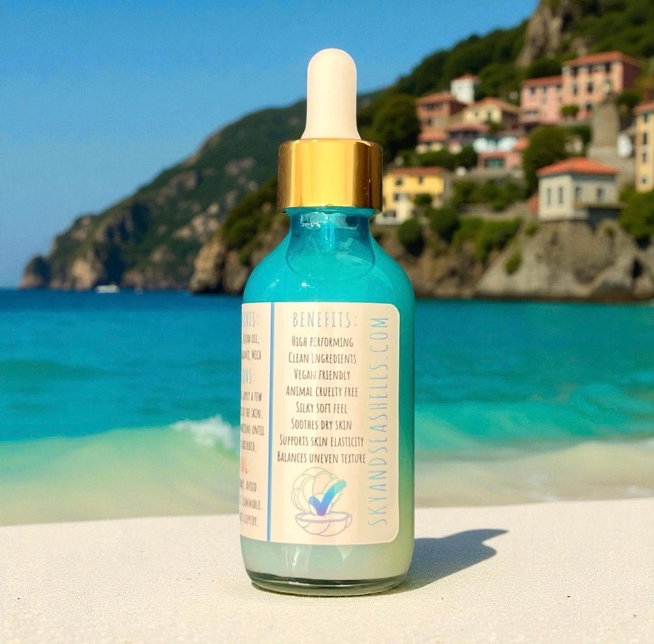 “Sicilian Sea Breeze” Scented Body Oil
